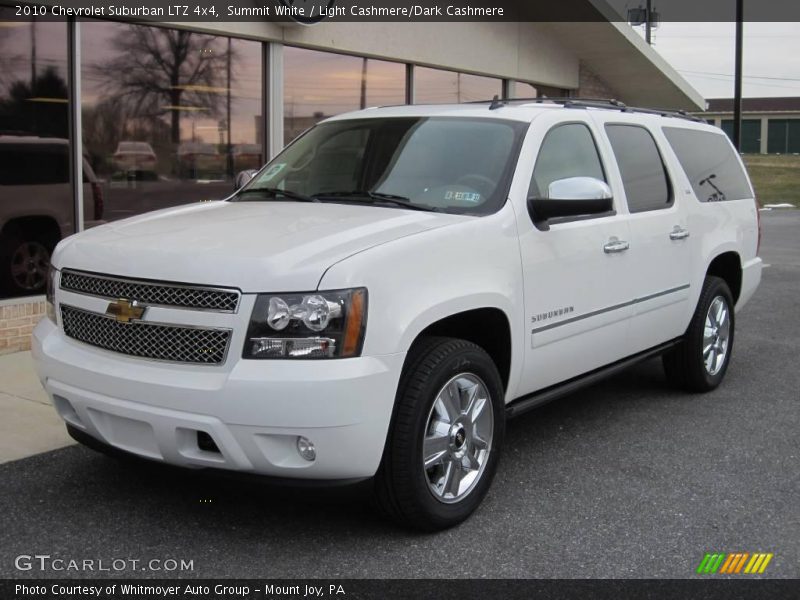 Summit White / Light Cashmere/Dark Cashmere 2010 Chevrolet Suburban LTZ 4x4