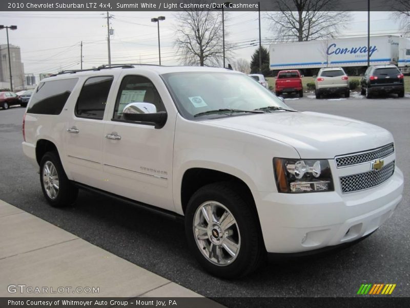 Summit White / Light Cashmere/Dark Cashmere 2010 Chevrolet Suburban LTZ 4x4