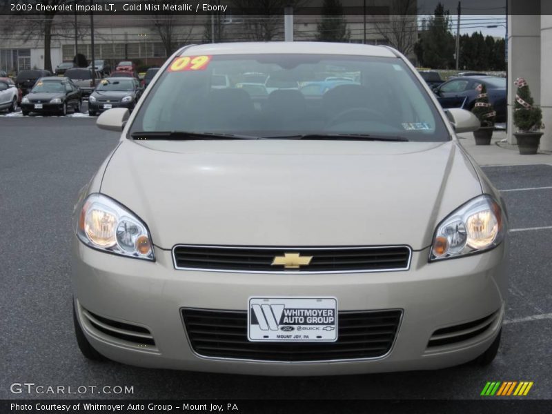 Gold Mist Metallic / Ebony 2009 Chevrolet Impala LT
