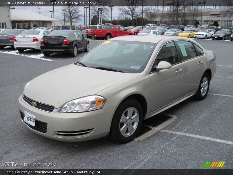 Gold Mist Metallic / Ebony 2009 Chevrolet Impala LT
