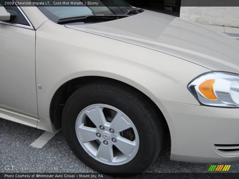 Gold Mist Metallic / Ebony 2009 Chevrolet Impala LT