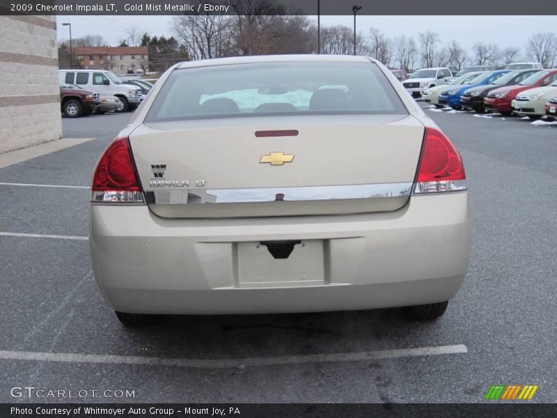 Gold Mist Metallic / Ebony 2009 Chevrolet Impala LT