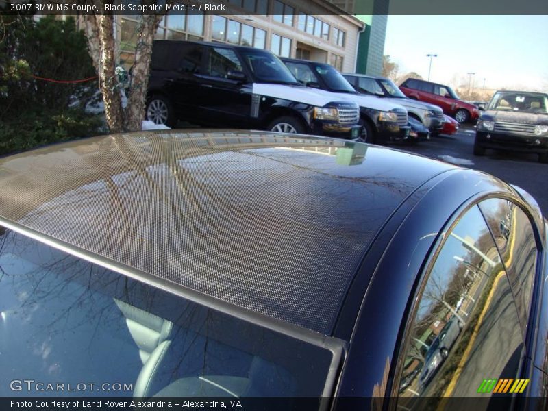 Black Sapphire Metallic / Black 2007 BMW M6 Coupe