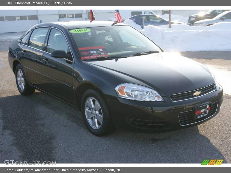 Black / Gray 2008 Chevrolet Impala LT
