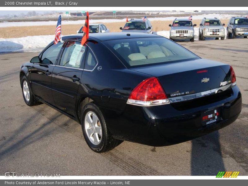 Black / Gray 2008 Chevrolet Impala LT