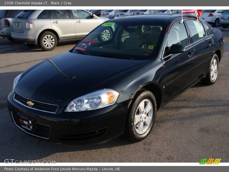 Black / Gray 2008 Chevrolet Impala LT