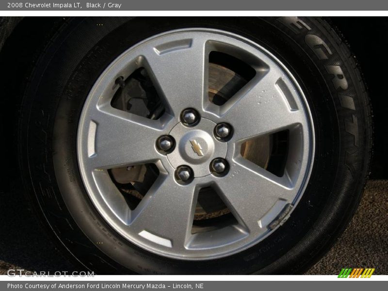 Black / Gray 2008 Chevrolet Impala LT