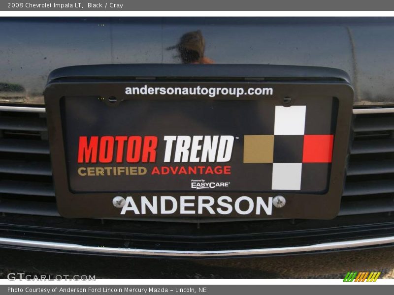 Black / Gray 2008 Chevrolet Impala LT