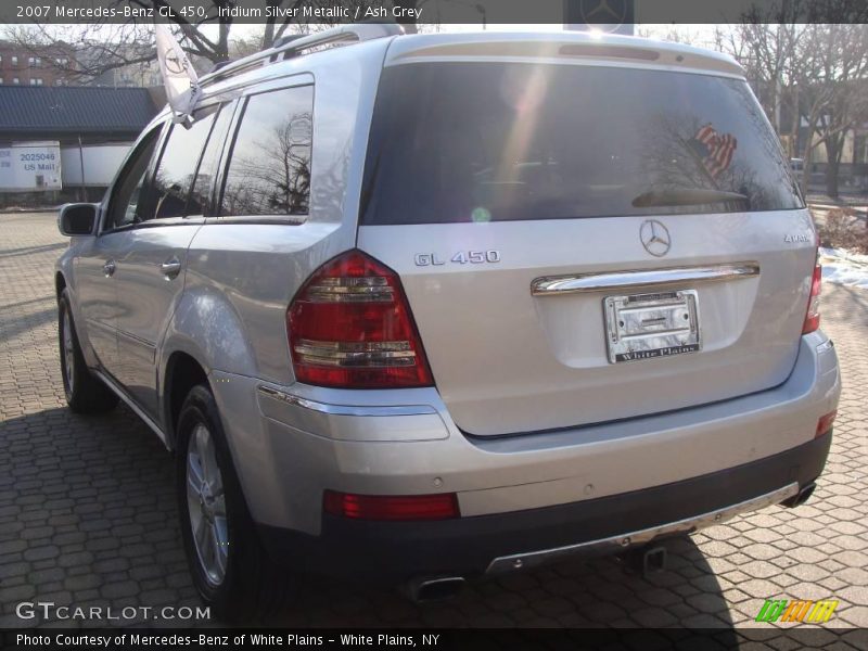 Iridium Silver Metallic / Ash Grey 2007 Mercedes-Benz GL 450