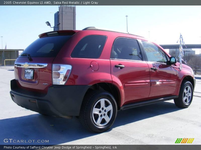 Salsa Red Metallic / Light Gray 2005 Chevrolet Equinox LS AWD