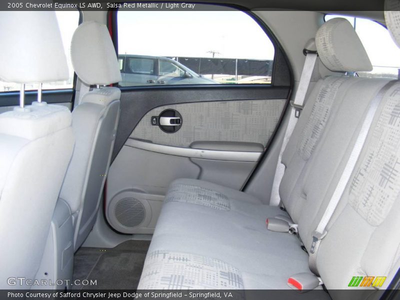 Salsa Red Metallic / Light Gray 2005 Chevrolet Equinox LS AWD