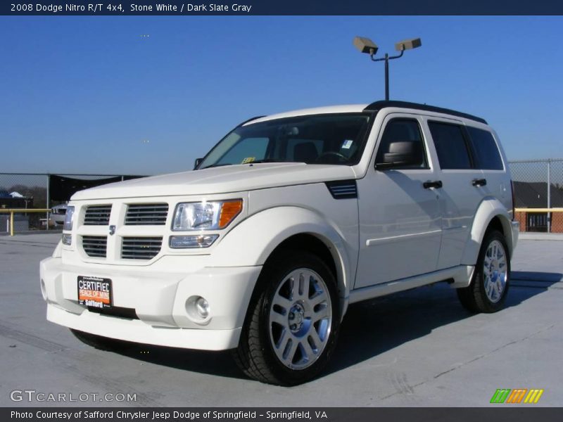 Stone White / Dark Slate Gray 2008 Dodge Nitro R/T 4x4