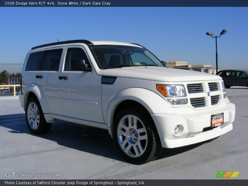Stone White / Dark Slate Gray 2008 Dodge Nitro R/T 4x4