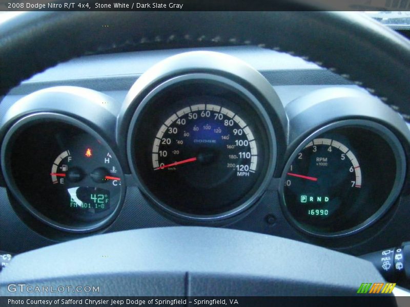 Stone White / Dark Slate Gray 2008 Dodge Nitro R/T 4x4