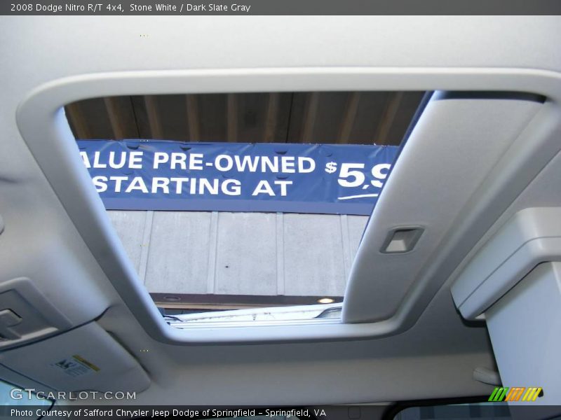 Stone White / Dark Slate Gray 2008 Dodge Nitro R/T 4x4