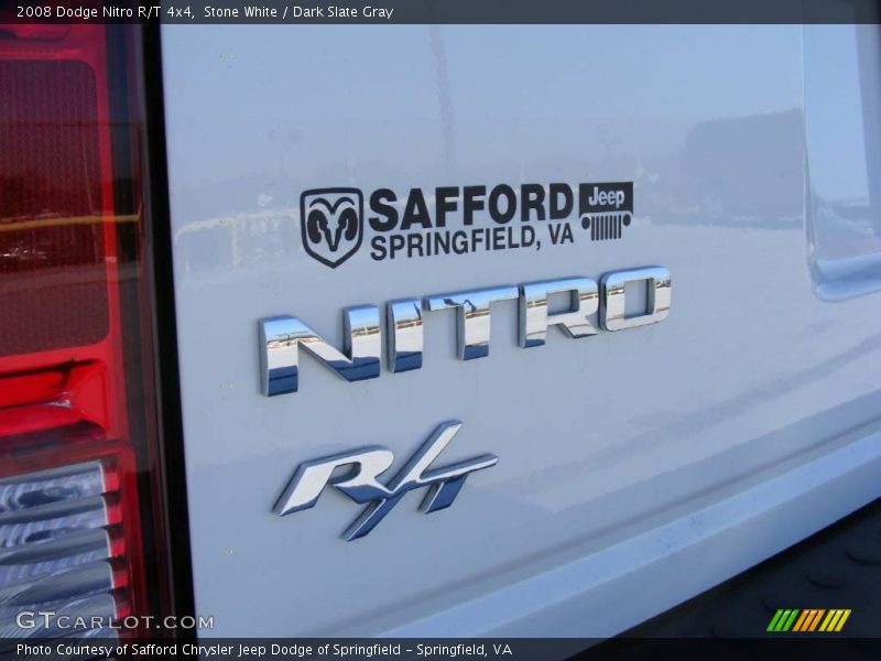 Stone White / Dark Slate Gray 2008 Dodge Nitro R/T 4x4