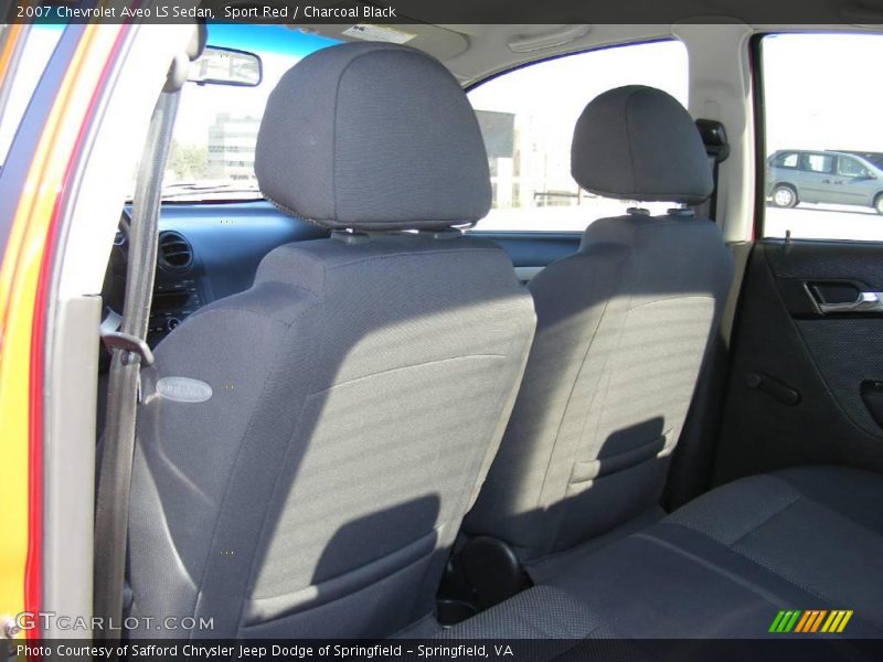 Sport Red / Charcoal Black 2007 Chevrolet Aveo LS Sedan