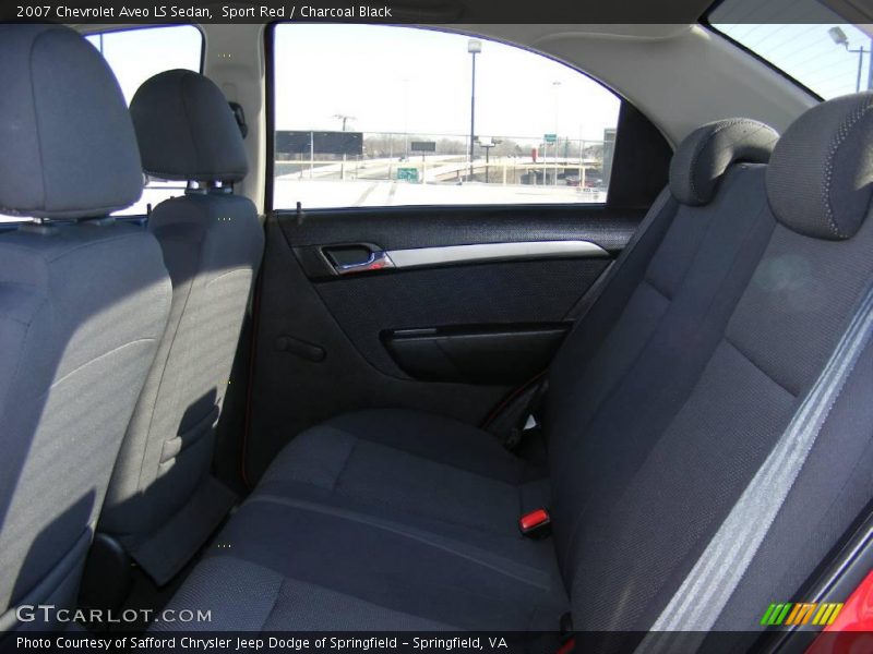 Sport Red / Charcoal Black 2007 Chevrolet Aveo LS Sedan