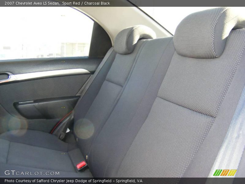 Sport Red / Charcoal Black 2007 Chevrolet Aveo LS Sedan