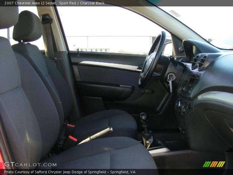 Sport Red / Charcoal Black 2007 Chevrolet Aveo LS Sedan