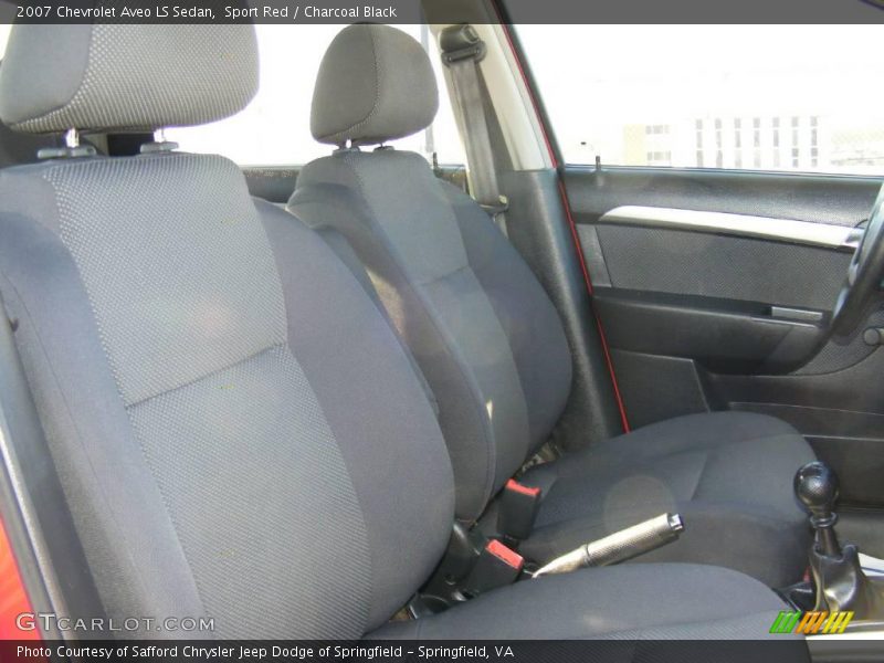 Sport Red / Charcoal Black 2007 Chevrolet Aveo LS Sedan