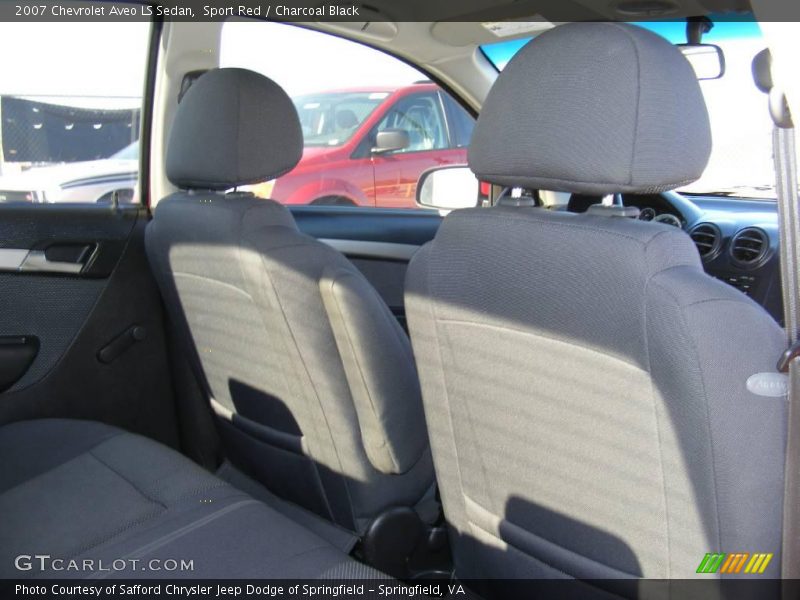 Sport Red / Charcoal Black 2007 Chevrolet Aveo LS Sedan
