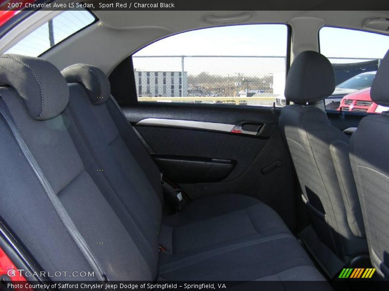 Sport Red / Charcoal Black 2007 Chevrolet Aveo LS Sedan