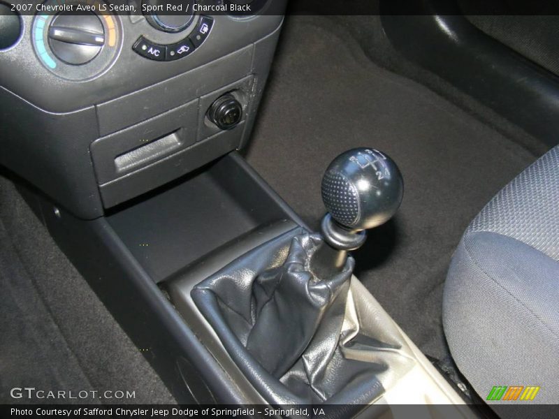 Sport Red / Charcoal Black 2007 Chevrolet Aveo LS Sedan