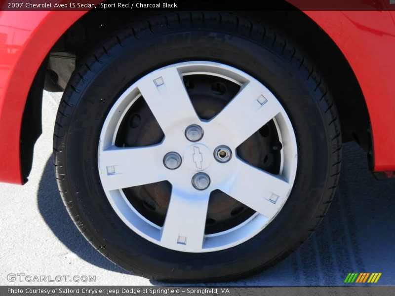 Sport Red / Charcoal Black 2007 Chevrolet Aveo LS Sedan