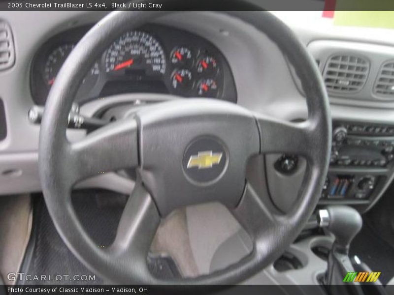 Black / Light Gray 2005 Chevrolet TrailBlazer LS 4x4