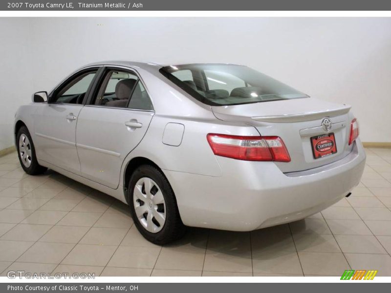 Titanium Metallic / Ash 2007 Toyota Camry LE