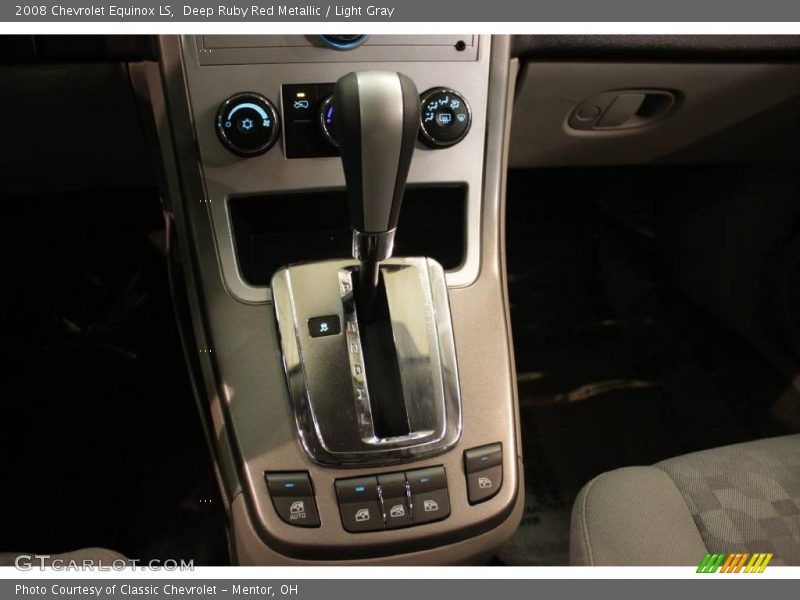 Deep Ruby Red Metallic / Light Gray 2008 Chevrolet Equinox LS