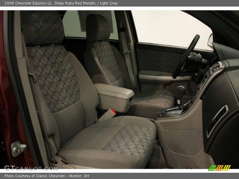 Deep Ruby Red Metallic / Light Gray 2008 Chevrolet Equinox LS
