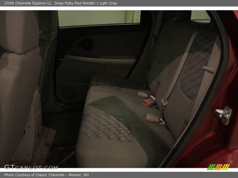 Deep Ruby Red Metallic / Light Gray 2008 Chevrolet Equinox LS