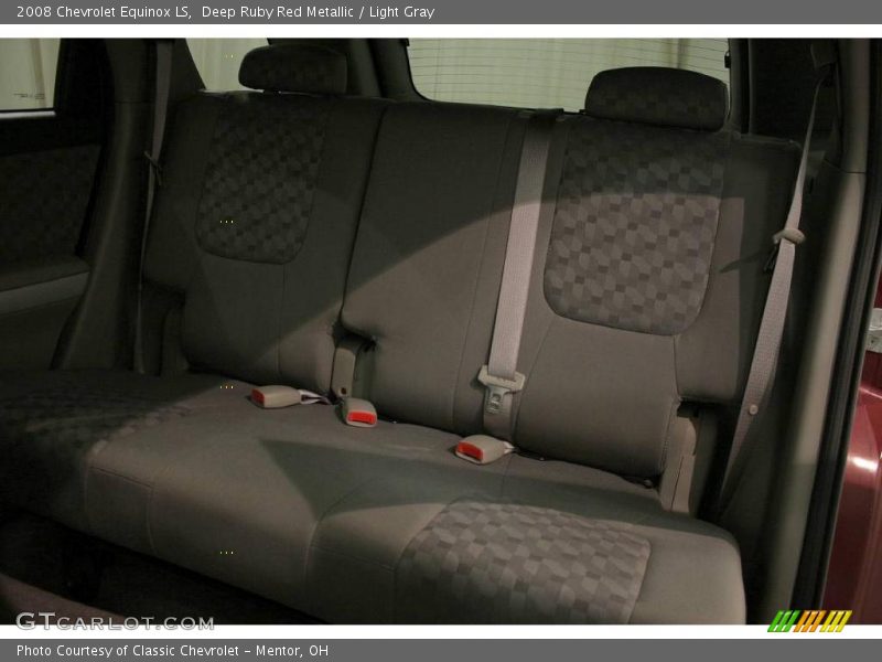 Deep Ruby Red Metallic / Light Gray 2008 Chevrolet Equinox LS