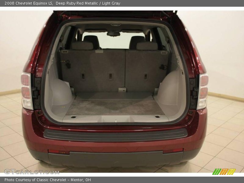 Deep Ruby Red Metallic / Light Gray 2008 Chevrolet Equinox LS