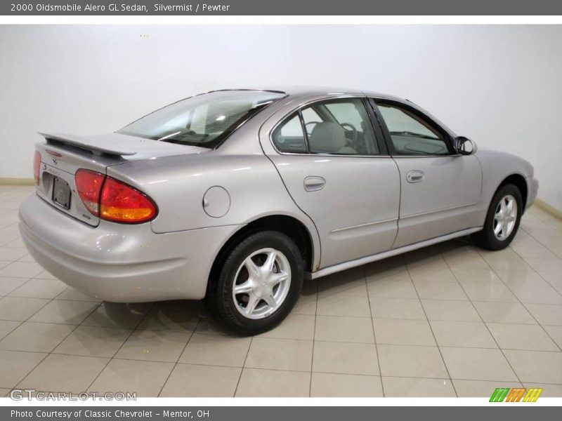 Silvermist / Pewter 2000 Oldsmobile Alero GL Sedan