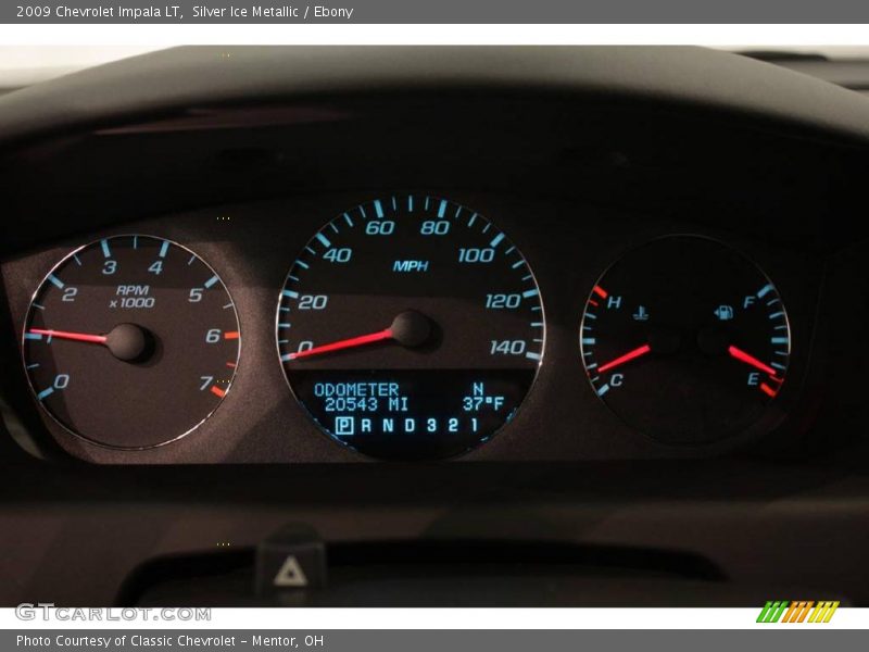 Silver Ice Metallic / Ebony 2009 Chevrolet Impala LT