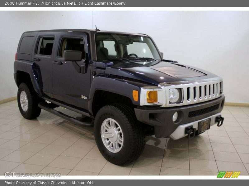 Midnight Blue Metallic / Light Cashmere/Ebony 2008 Hummer H3