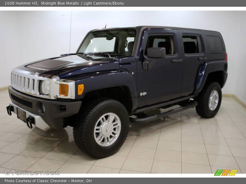 Midnight Blue Metallic / Light Cashmere/Ebony 2008 Hummer H3