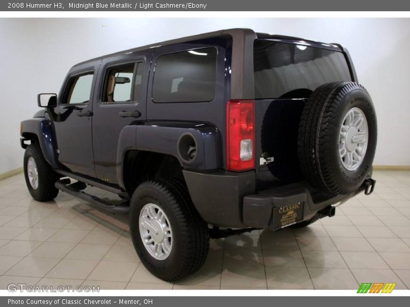 Midnight Blue Metallic / Light Cashmere/Ebony 2008 Hummer H3