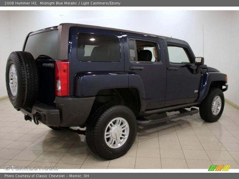 Midnight Blue Metallic / Light Cashmere/Ebony 2008 Hummer H3