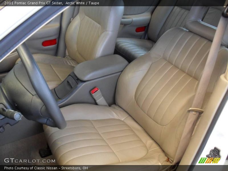 Arctic White / Taupe 2001 Pontiac Grand Prix GT Sedan