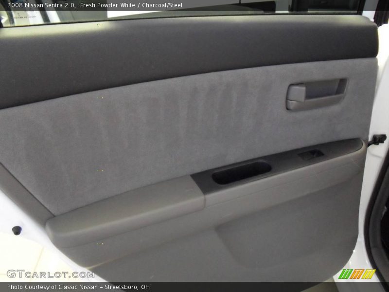 Fresh Powder White / Charcoal/Steel 2008 Nissan Sentra 2.0