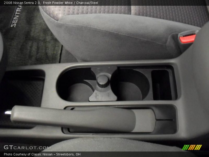 Fresh Powder White / Charcoal/Steel 2008 Nissan Sentra 2.0