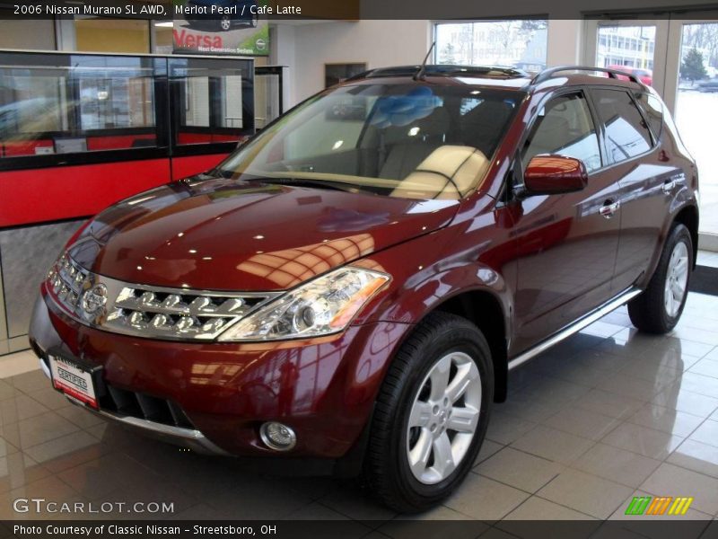 Merlot Pearl / Cafe Latte 2006 Nissan Murano SL AWD