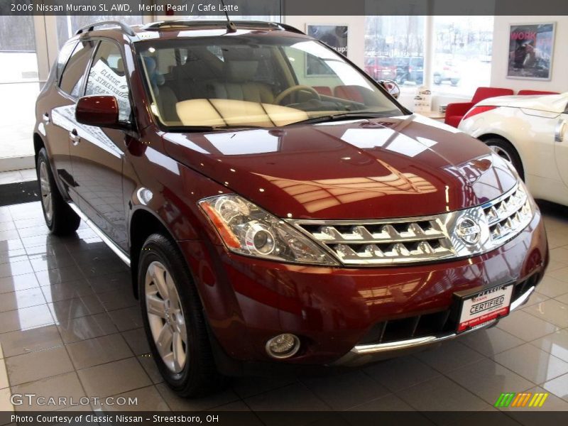 Merlot Pearl / Cafe Latte 2006 Nissan Murano SL AWD