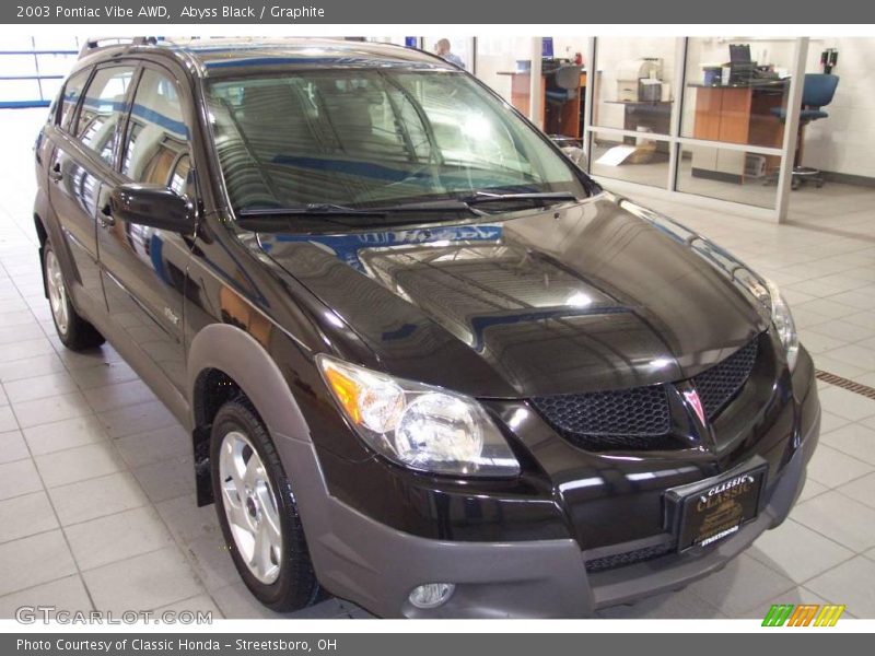 Abyss Black / Graphite 2003 Pontiac Vibe AWD