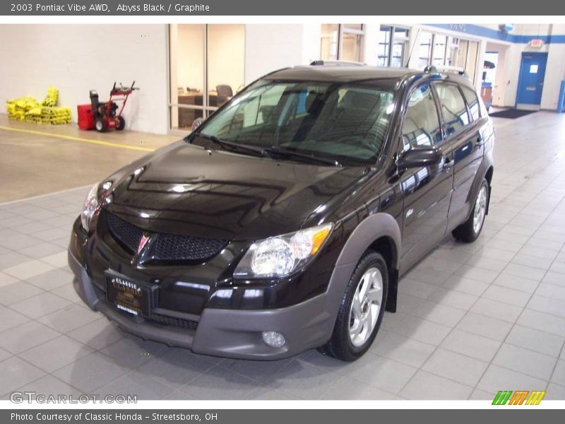 Abyss Black / Graphite 2003 Pontiac Vibe AWD