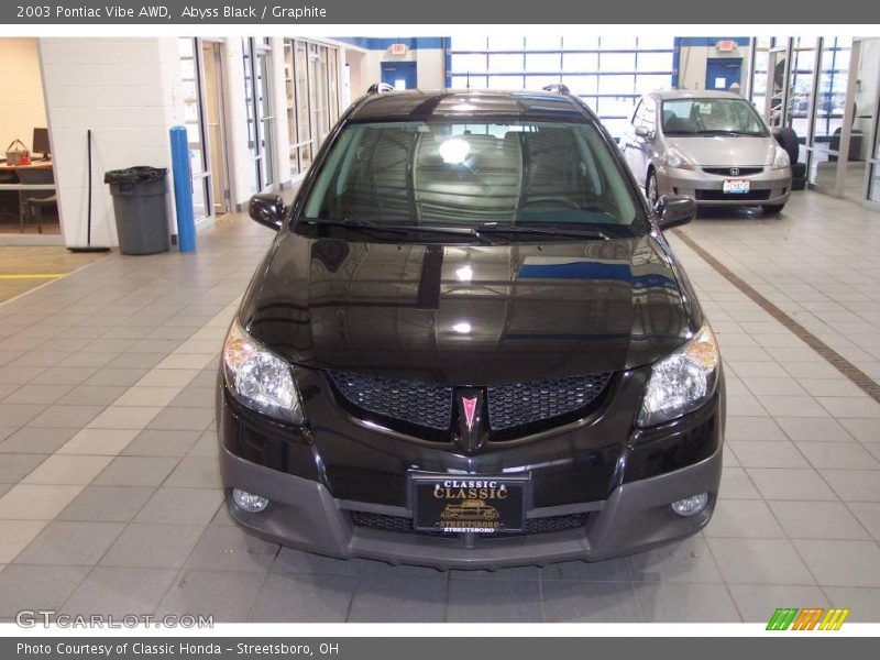 Abyss Black / Graphite 2003 Pontiac Vibe AWD